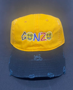 Yellow W/ Black Brim "Gonzo" Dad Hat