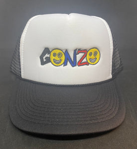 Black And White "Gonzo" Trucker Hat