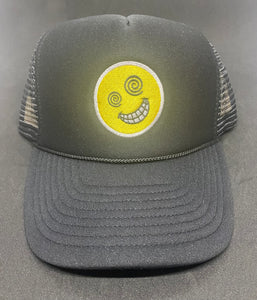 Black "Yellow Emoji" Trucker Hat