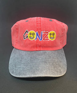 Red Heather W/ Grey Heather Brim "Gonzo" Dad Hat